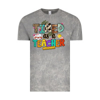 Cloud Rock tired as a teacher Vintage Tee - NancyCooperArtShop