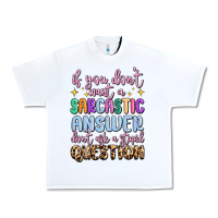 White if you don't want sarcastic answer Urban Heavy Tee - MaliasSmallBusiness