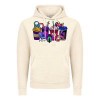 Vintage Artic gaming coffee cups Vintage Hoodie - NancyCooperArtShop
