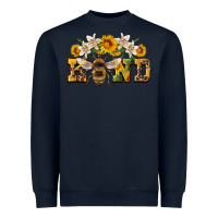 Navy bee kind Heavyweight Sweatshirt - Artiststas