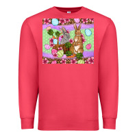 Cardinal Easter eggs bunnys basket Premium Sweatshirt - OliviaCreatesArt