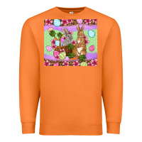 Carrot Easter eggs bunnys basket Premium Sweatshirt - OliviaCreatesArt