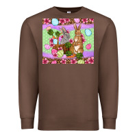 Chestnut Easter eggs bunnys basket Premium Sweatshirt - OliviaCreatesArt