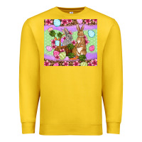 Lemon Easter eggs bunnys basket Premium Sweatshirt - OliviaCreatesArt