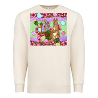 Sandshell Easter eggs bunnys basket Premium Sweatshirt - OliviaCreatesArt