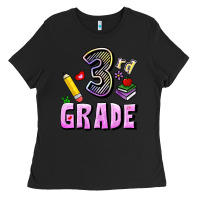 Black Third Grade Ladies Tee - RanaPortraitStore
