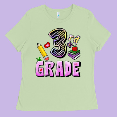 Third Grade Ladies Tee Designed By Ranaportraitstore