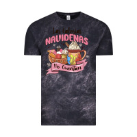 Cloud Black christmas tis the season mexican Vintage Tee - MaliasSmallBusiness