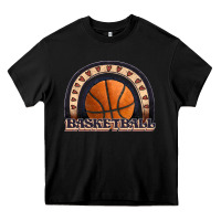 Black basketball rainbow Heavy Core Tee - JahusDesignShop