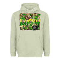 Matcha All you need is coffee and lucky St. Patrick's Heavyweight Hoodie - HowdyJamesFarm