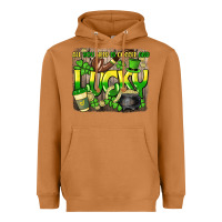 Meerkat All you need is coffee and lucky St. Patrick's Heavyweight Hoodie - HowdyJamesFarm