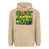 Mushroom All you need is coffee and lucky St. Patrick's Heavyweight Hoodie - HowdyJamesFarm