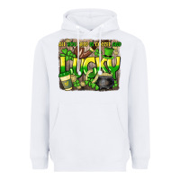 White All you need is coffee and lucky St. Patrick's Heavyweight Hoodie - HowdyJamesFarm