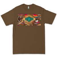 Cacao western gemstone and leopard with serape licanse plate Premium Tee - Artiststas