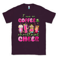 Plum i run on coffee and christmas cheer Classic Tee - MaliasSmallBusiness