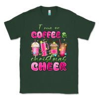 Sports Green i run on coffee and christmas cheer Classic Tee - MaliasSmallBusiness