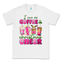 White i run on coffee and christmas cheer Classic Tee - MaliasSmallBusiness