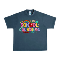 Midnight Navy school counselor Urban Heavy Tee - MaliasSmallBusiness