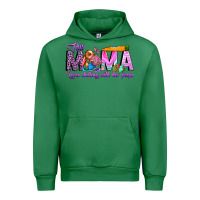 Emerald This Mama is chilling with her Urban Hoodie - CowhideDigitalArt
