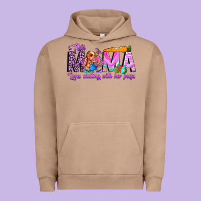 This Mama Is Chilling With Her Urban Hoodie Designed By Cowhidedigitalart