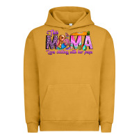 Pigment Peanut Butter This Mama is chilling with her Urban Hoodie - CowhideDigitalArt