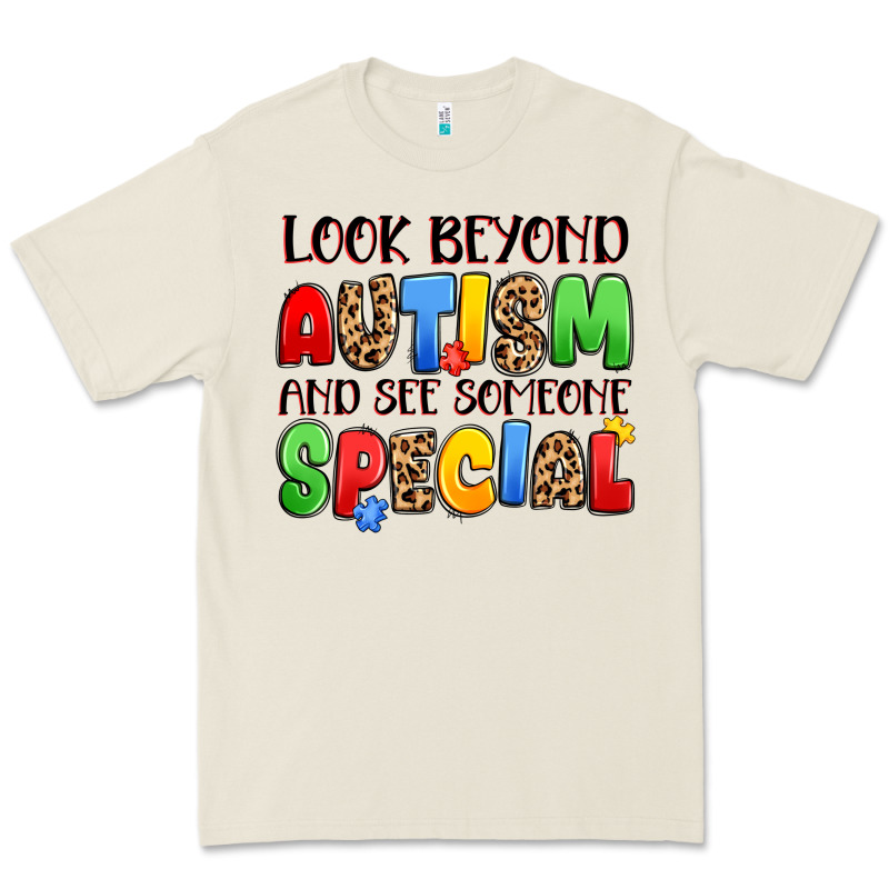 Look Beyond Autism And See Someone Special Premium Tee by JahusDesignShop | Teevron