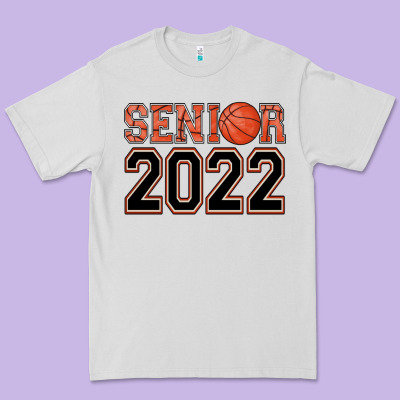 Senior Basketball Premium Tee Designed By Adodesignshop