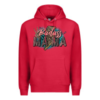Cardinal Badass Mama Mother's Day png sublimation design do Premium Hoodie - CowGirlArtShop