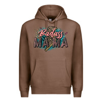 Chestnut Badass Mama Mother's Day png sublimation design do Premium Hoodie - CowGirlArtShop