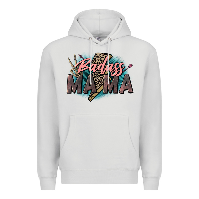 Badass Mama Mother's Day Png Sublimation Design Do Premium Hoodie by CowGirlArtShop | Teevron