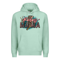 Seafoam Badass Mama Mother's Day png sublimation design do Premium Hoodie - CowGirlArtShop