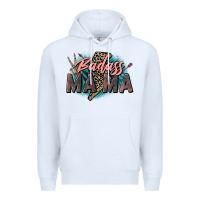 White Badass Mama Mother's Day png sublimation design do Premium Hoodie - CowGirlArtShop