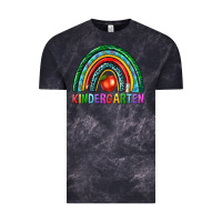 Cloud Black rainbow kindergarten Vintage Tee - NancyCooperArtShop