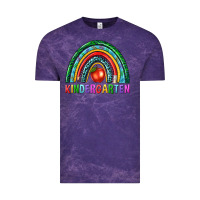 Cloud Purple rainbow kindergarten Vintage Tee - NancyCooperArtShop