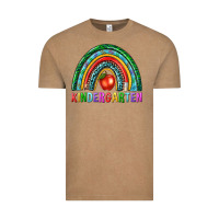 Vintage Coffee rainbow kindergarten Vintage Tee - NancyCooperArtShop
