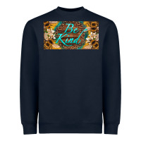 Navy be kind bees license plate Heavyweight Sweatshirt - Artiststas