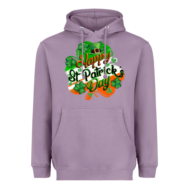 Happy St. Patrick's Day Heavyweight Hoodie by CowGirlArtShop | Teevron
