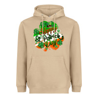 Mushroom Happy St. Patrick's Day Heavyweight Hoodie - CowGirlArtShop
