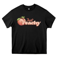 Black just peachy Heavy Core Tee - JahusDesignShop