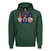 Sports Green USA gnomies 4th of july Zipper Hoodie - HowdyJamesFarm