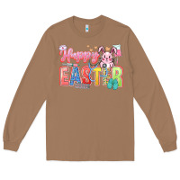Toasted Coconut Happy Easter Nurse Long Sleeve Tee - LillyAllenDesigns