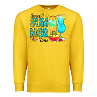Lemon sweet summer time pineapple Premium Sweatshirt - CowCowDesign