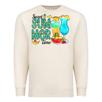Sandshell sweet summer time pineapple Premium Sweatshirt - CowCowDesign