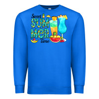 True Royal sweet summer time pineapple Premium Sweatshirt - CowCowDesign