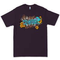 Plum western cowgirl and sunflower with hat and cowhide leopard Premium Tee - Artiststas