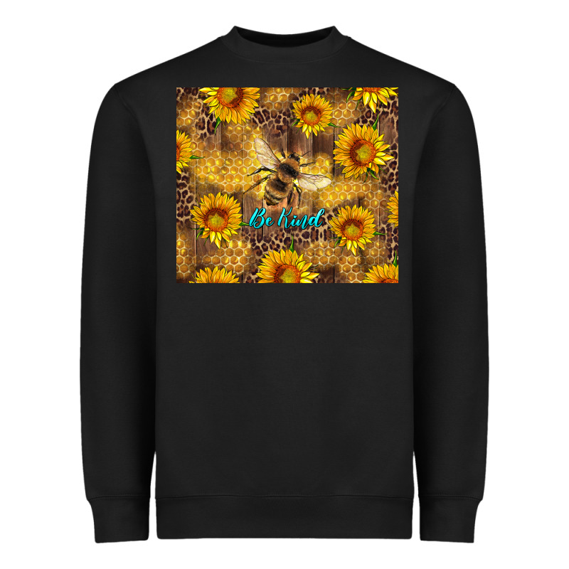 Be Kind Bee And Sunflowers Heavyweight Sweatshirt by Artiststas | Teevron