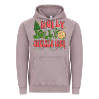 Vintage Zinc holly jolly cheerleader Vintage Hoodie - MaliasSmallBusiness