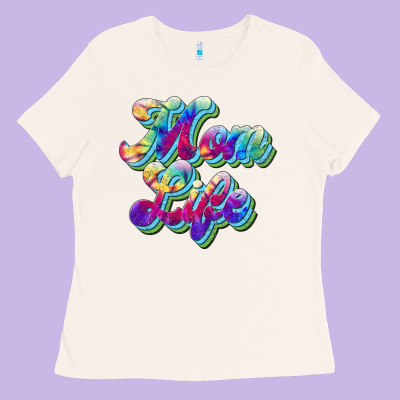 Mom Life Ladies Tee Designed By Jahusdesignshop