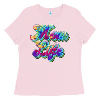 Bubblegum Pink mom life Ladies Tee - JahusDesignShop
