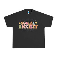 Pigment Black sorry my social anxiety says no Urban Heavy Tee - MaliasSmallBusiness